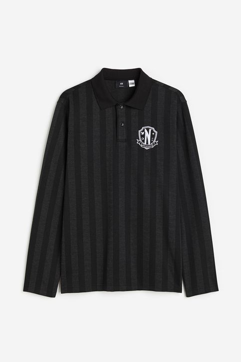 Polera polo de manga larga Regular Fit H M CL