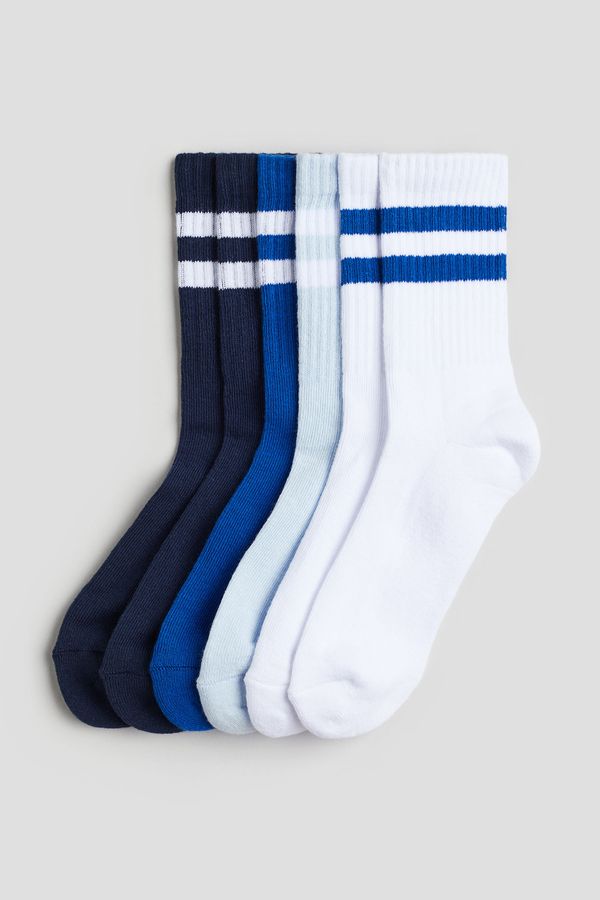 Pack de 5 calcetines acanalados en tejido terry