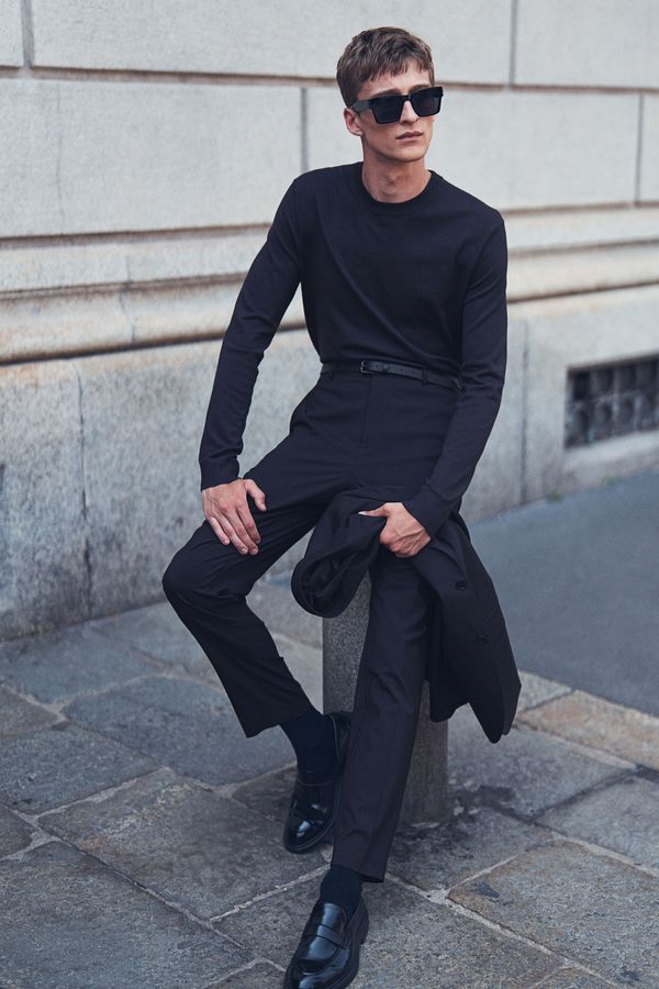 Sweater en punto fino Slim Fit