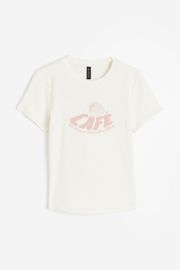 Polera entallada de algodón