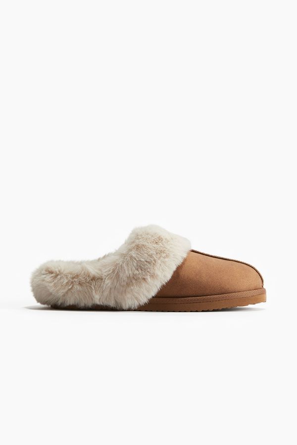 Pantuflas con forro cálido