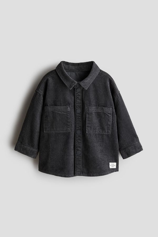 Camisa de cotelé en algodón