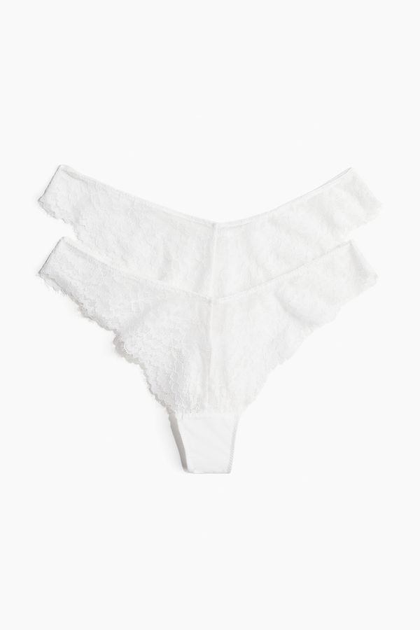 Pack de 2 calzones Brazilian de encaje