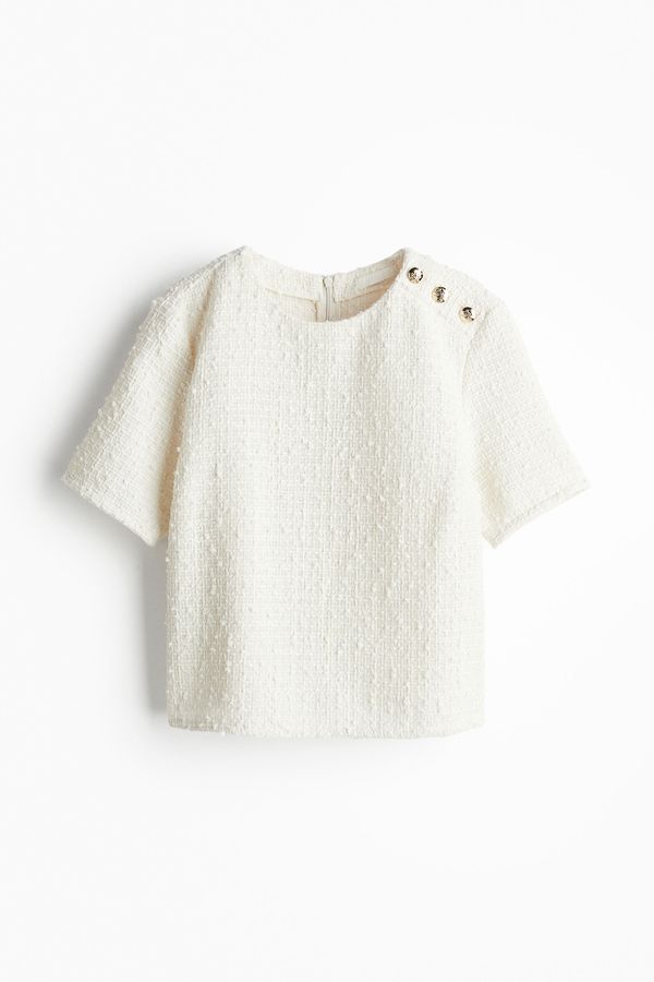 Blusa bouclé