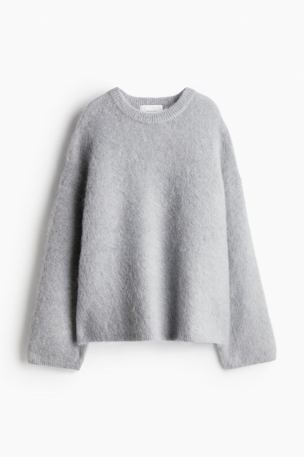 Sweater oversize en mezcla de mohair