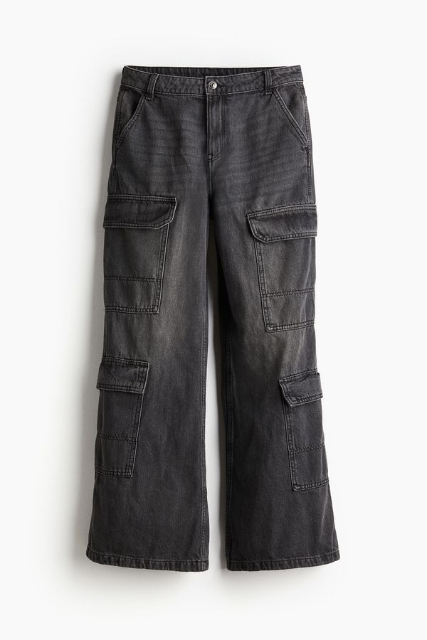 Pantalón denim cargo