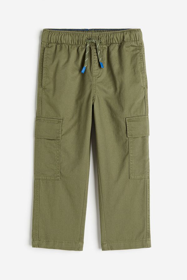 Pantalón cargo de sarga