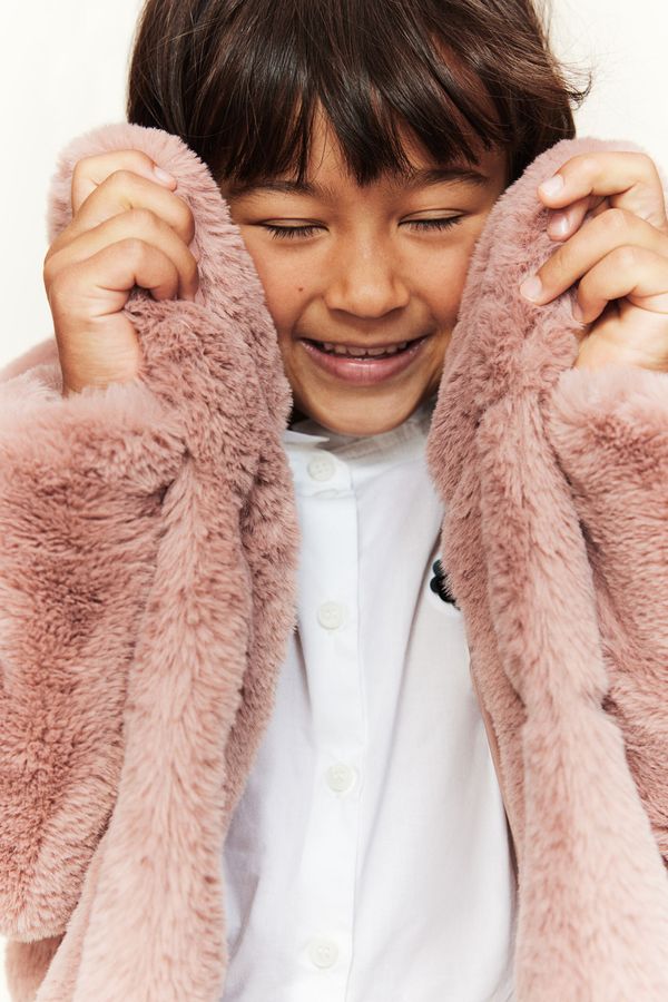 Chaqueta efecto piel