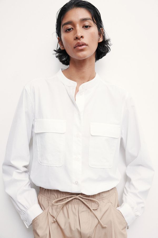 Blusa con bolsillos