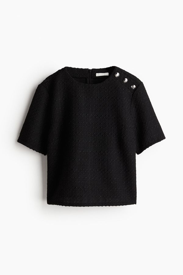 Blusa bouclé