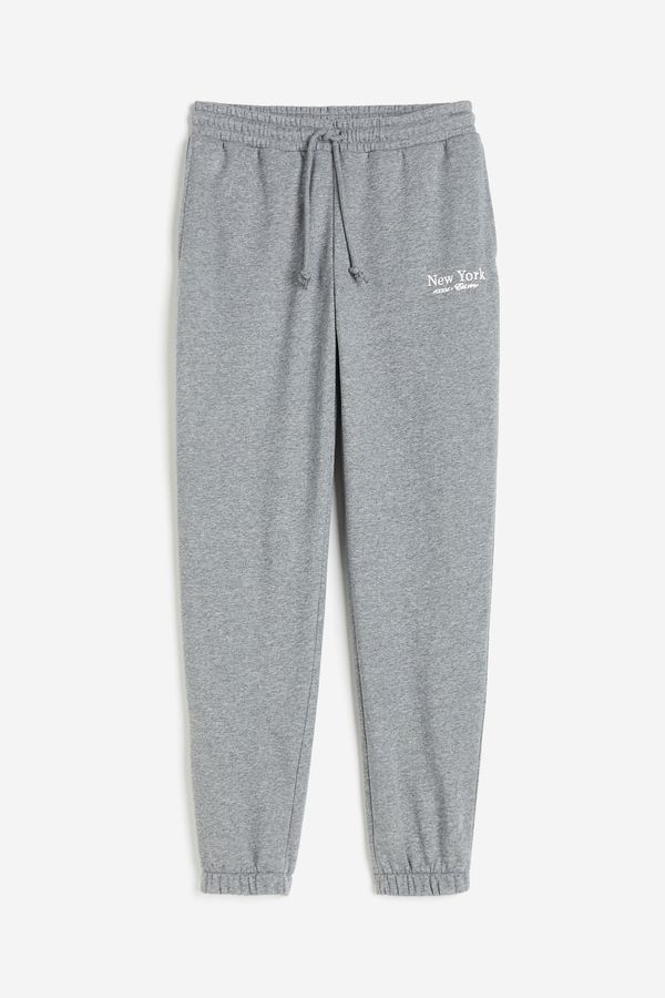 Joggers con motivo de texto