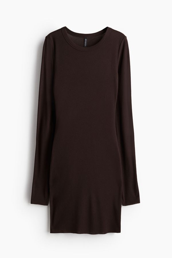 Vestido bodycon acanalado