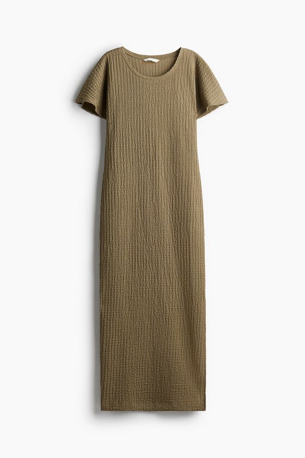 Vestido en punto con textura
