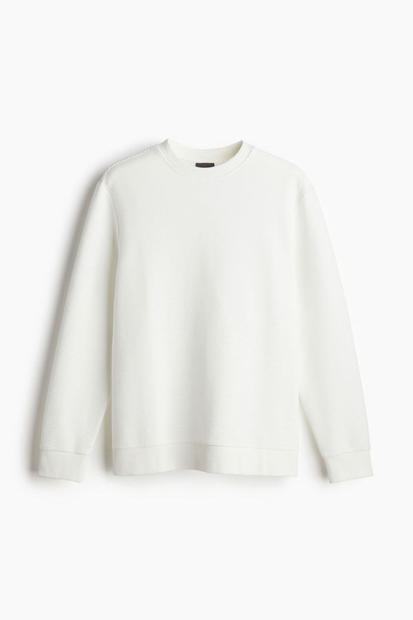 Polerón acanalado Regular Fit