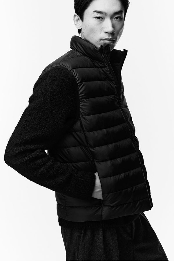 Parka puffy ligera sin mangas Slim Fit
