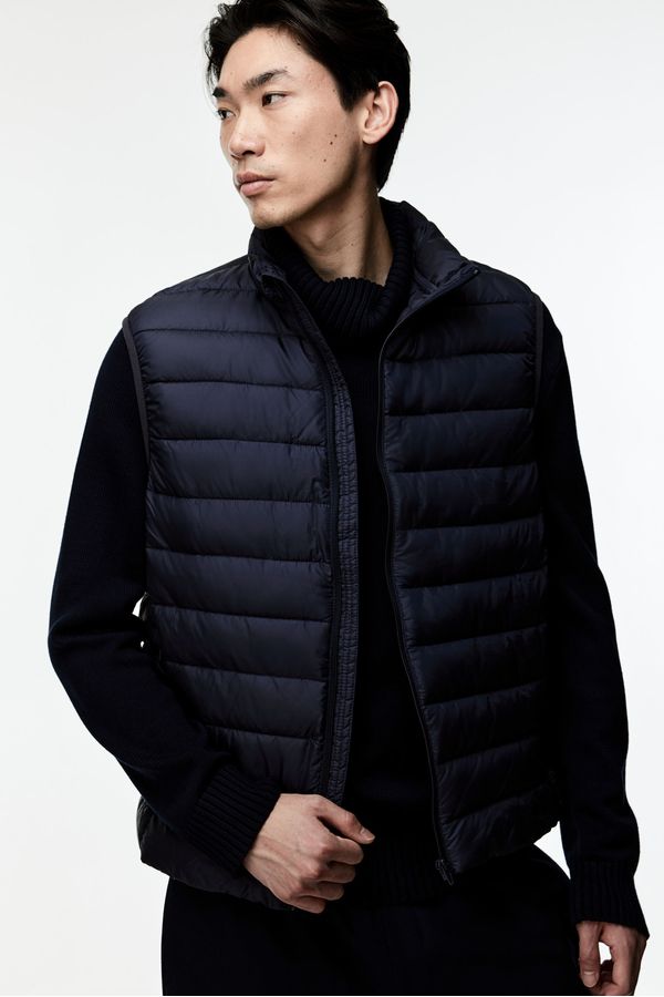 Parka puffy ligera sin mangas Slim Fit