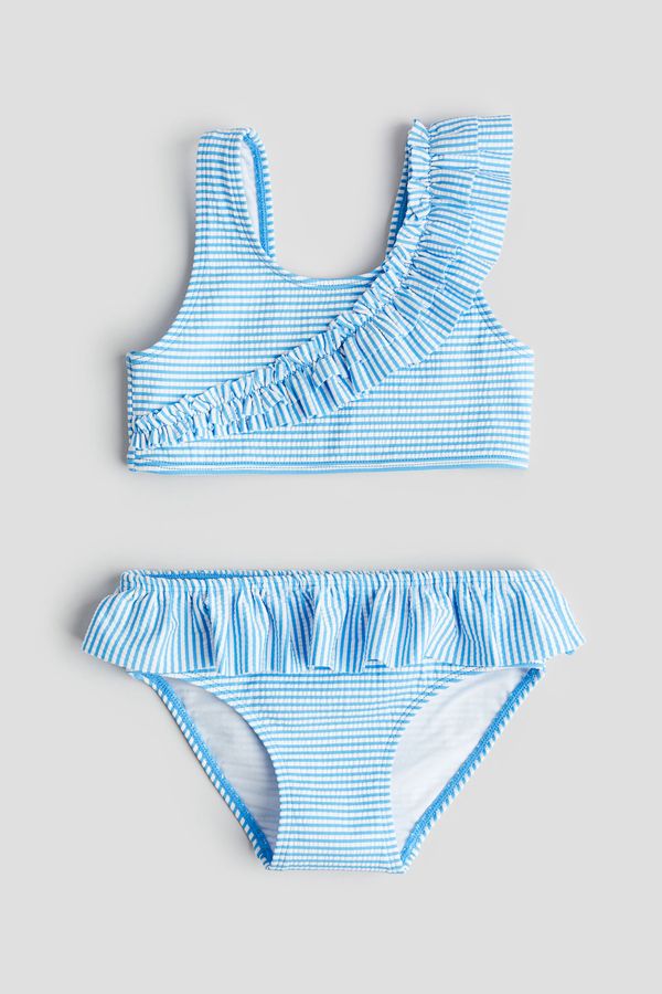 Bikini con ribete de vuelos