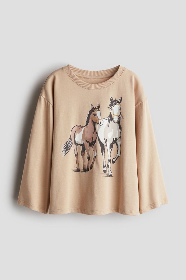 Polera de algodón con estampado
