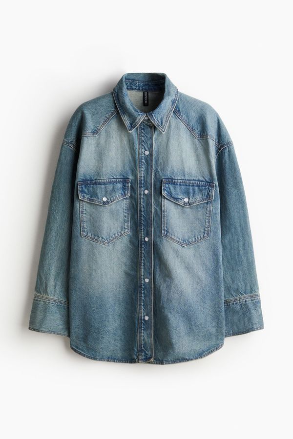 Camisa denim oversize