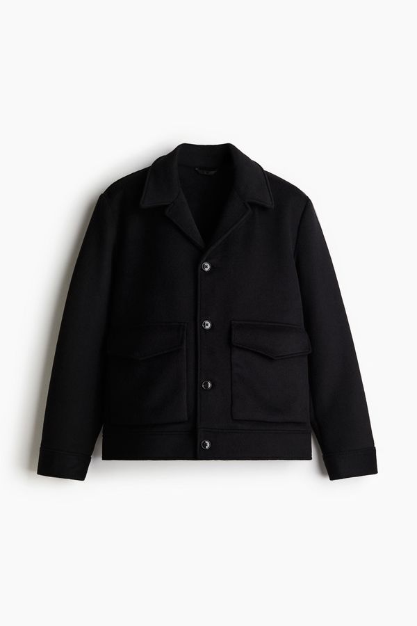 Chaqueta en mezcla de lana