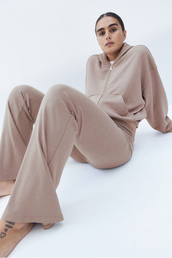 Pantalón flared de punto