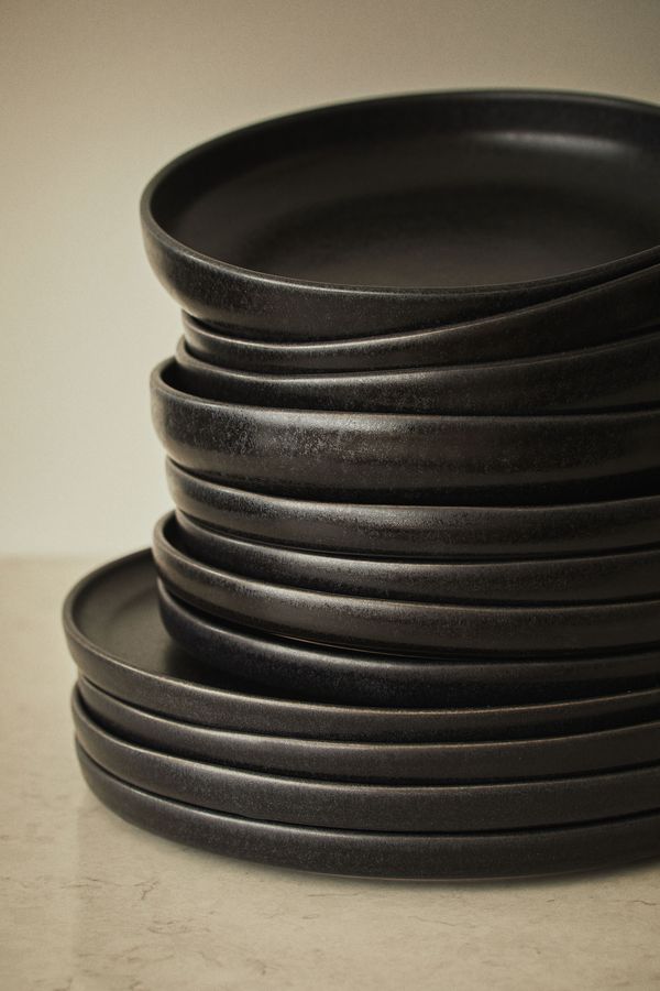 Plato grande de cerámica gres