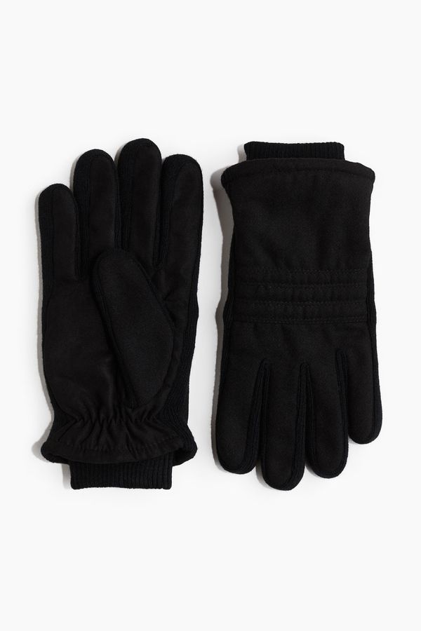 Guantes en mezcla de lana