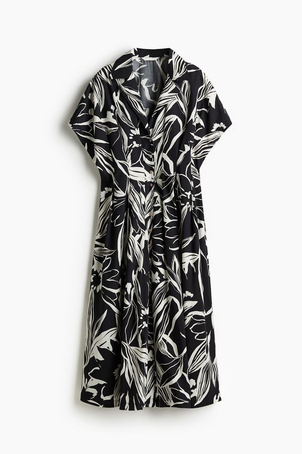 Vestido estampado de popelina