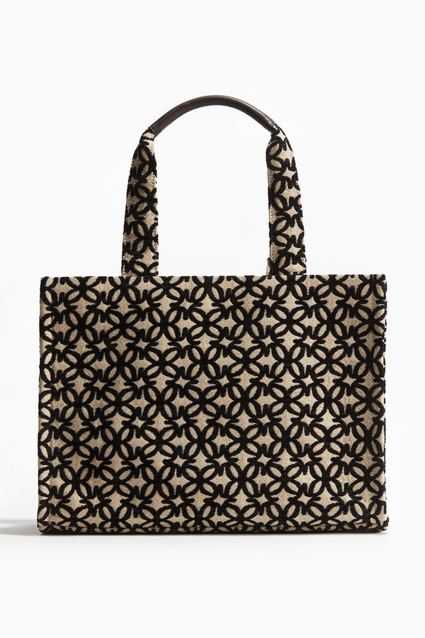 Bolso shopper en mezcla de algodón