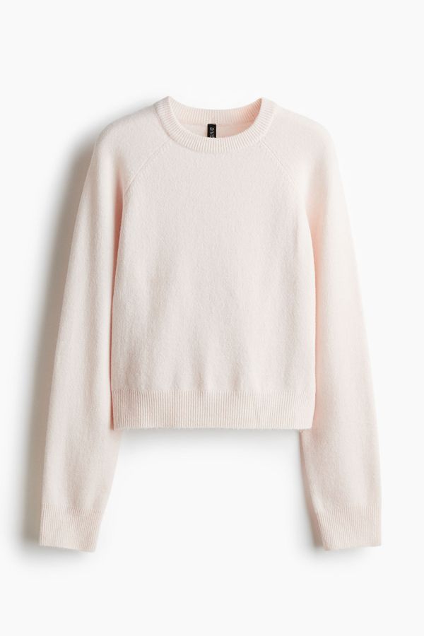 Sweater corto en punto fino