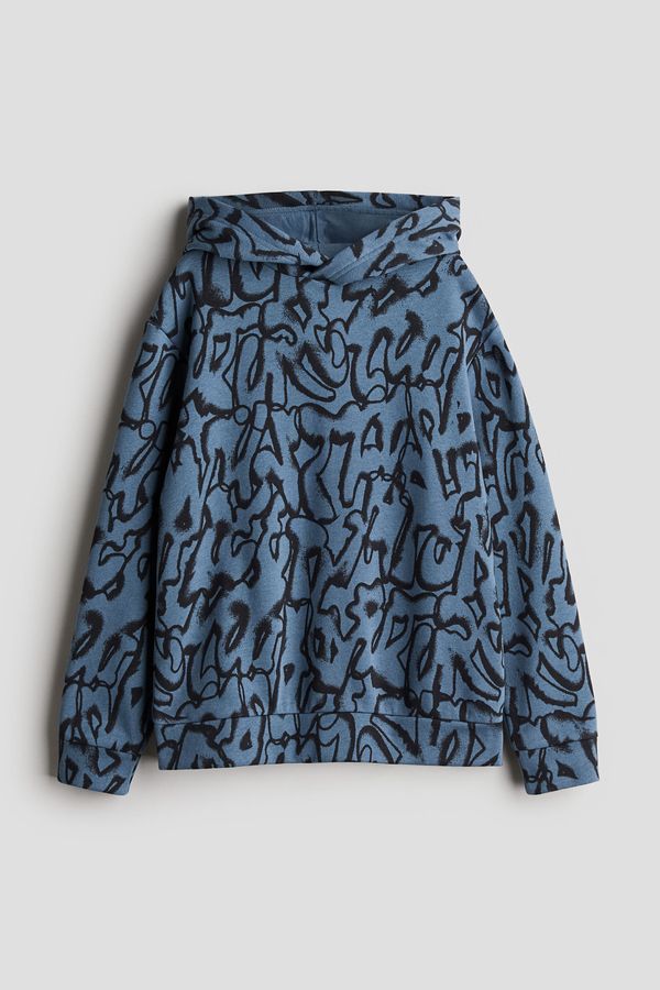Polerón hoodie con motivo estampado