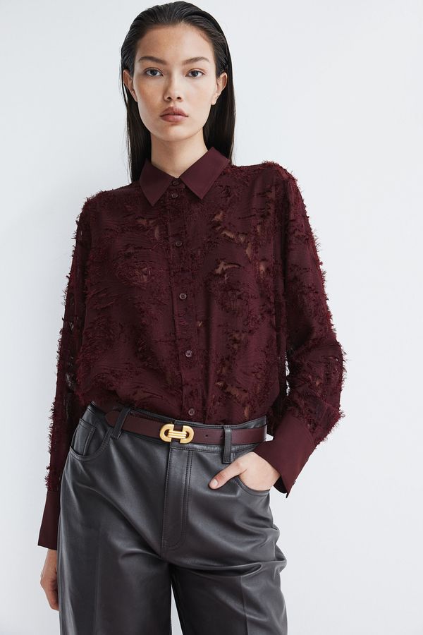 Camisa con textura