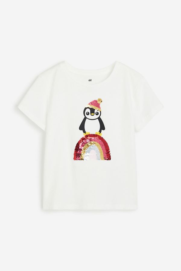 Polera con motivo estampado