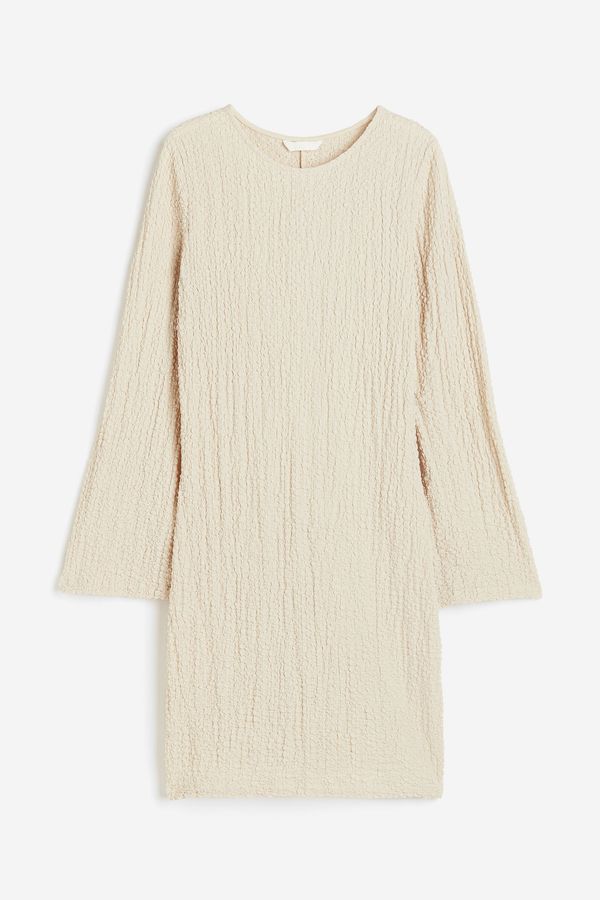 Vestido en punto con textura