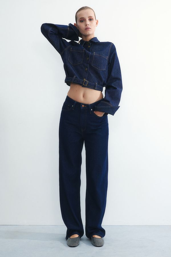 Straight High Jeans