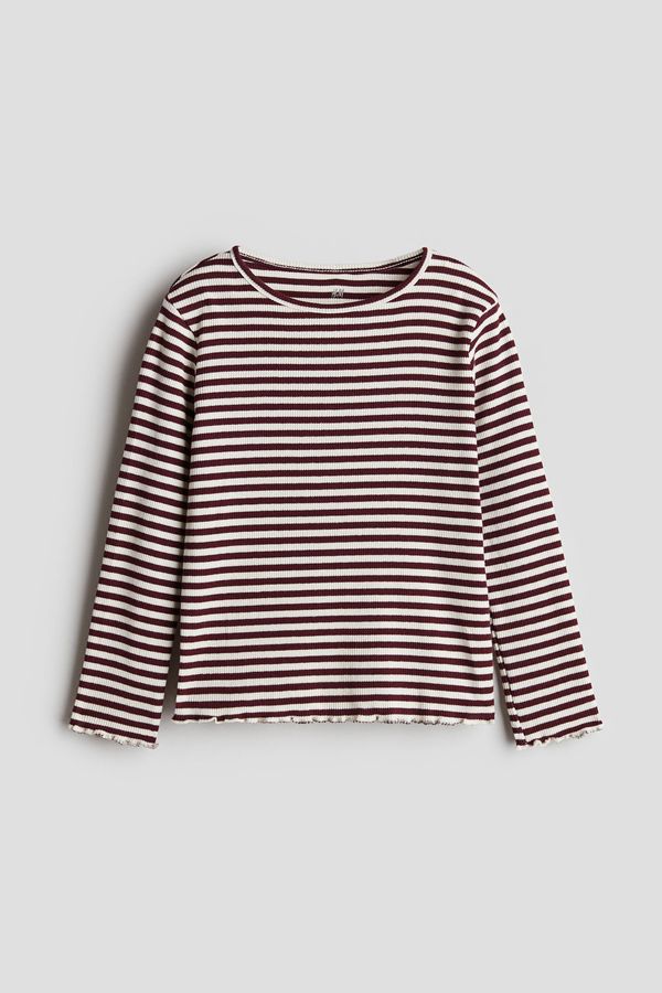 Camiseta de manga larga en punto