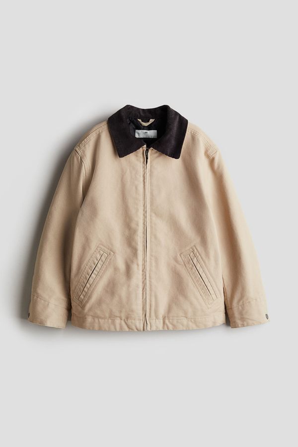 Chaqueta en lona de algodón