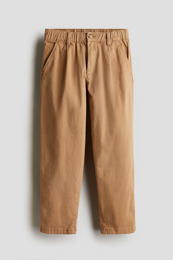 Pantalón chinos en sarga de algodón