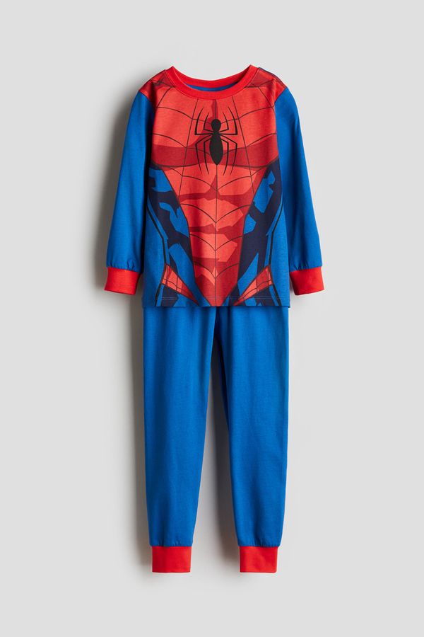Pijama estampado en punto de algodón