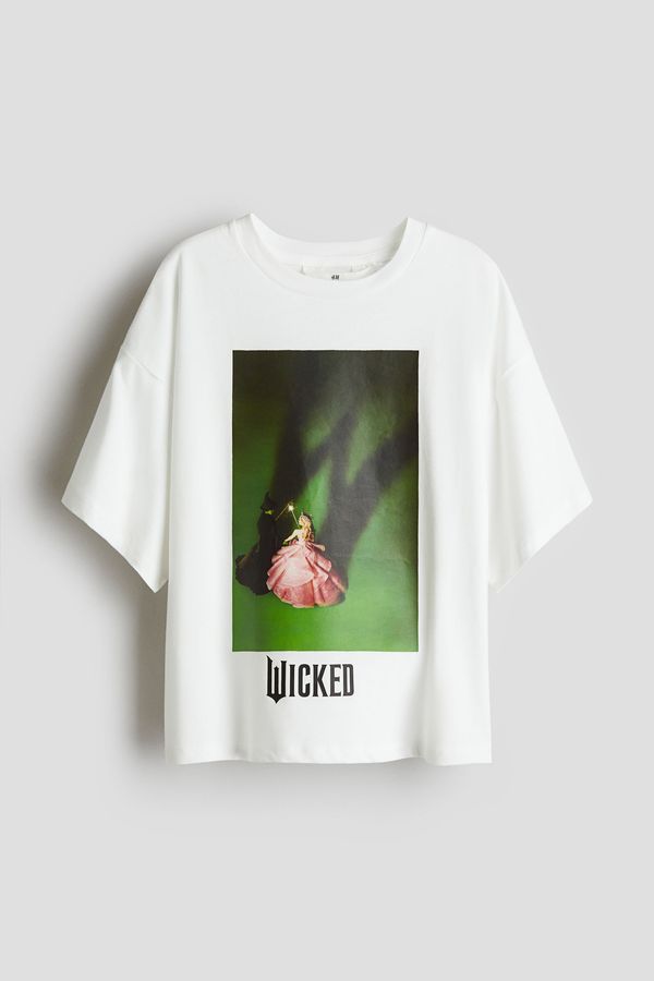 Polera con motivo estampado