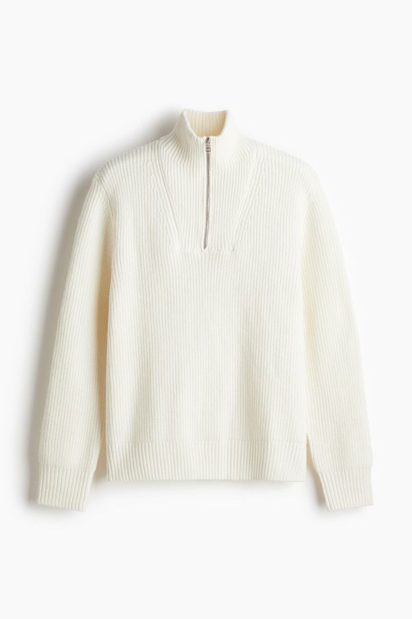 Sweater con medio cierre Regular Fit