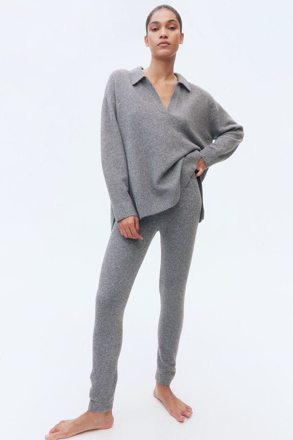 Leggings de punto fino