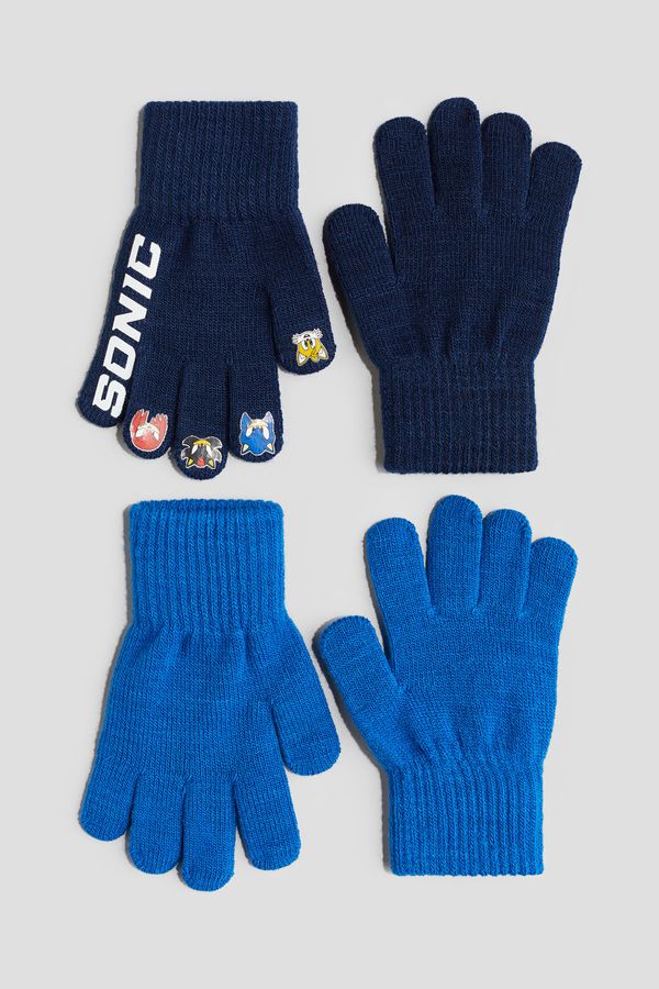 Pack de 2 guantes de punto fino