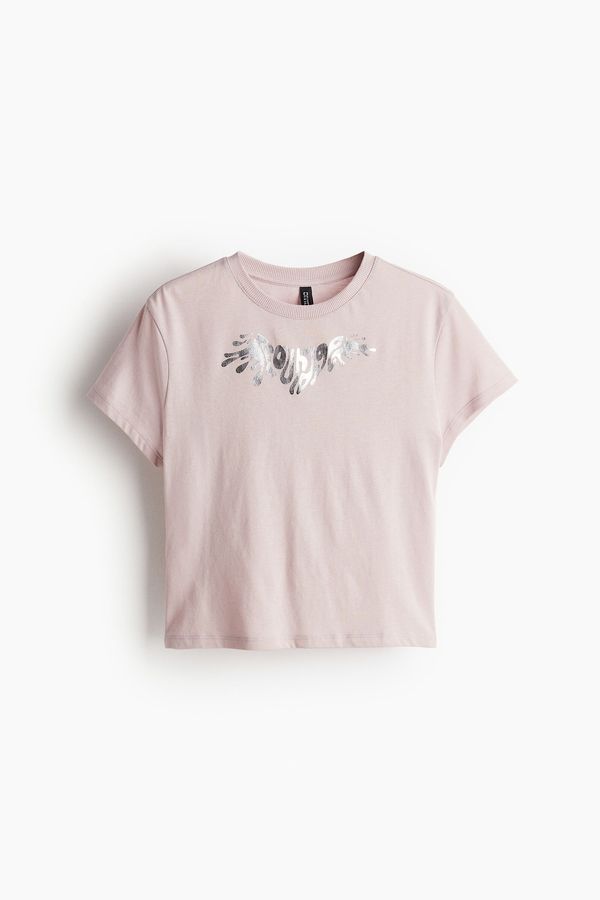 Polera con motivo estampado