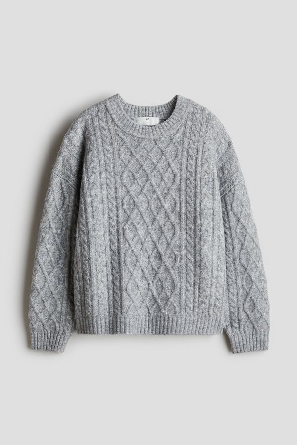 Sweater en punto trenzado