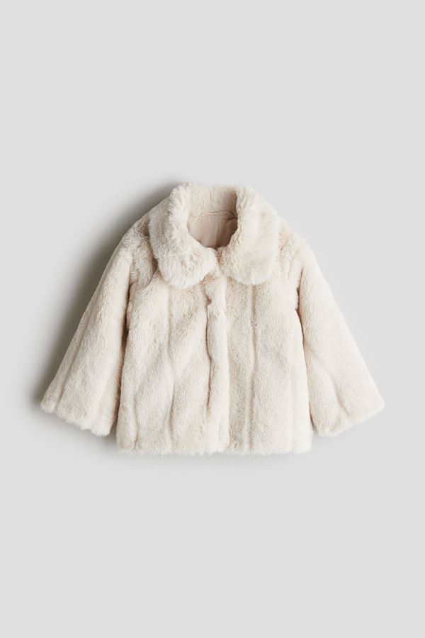 Chaqueta efecto peludo