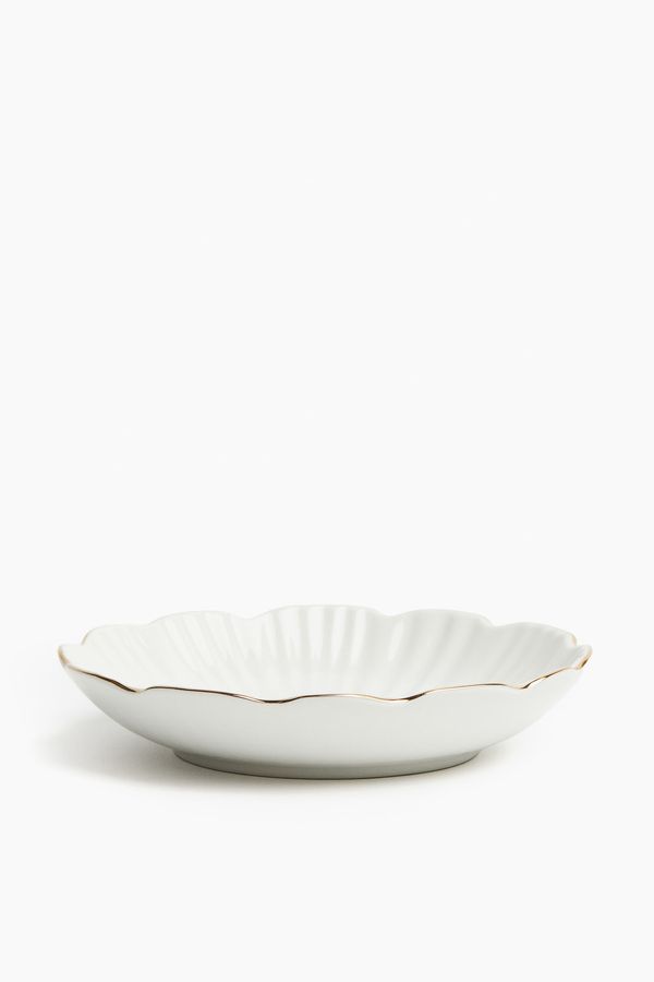 Plato hondo de porcelana