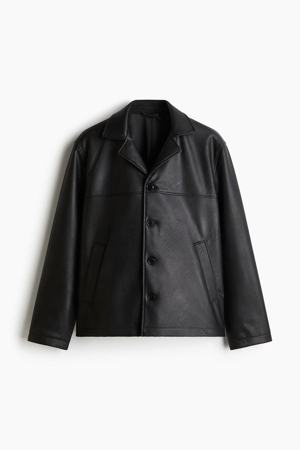 Chaqueta camisera revestida Regular Fit