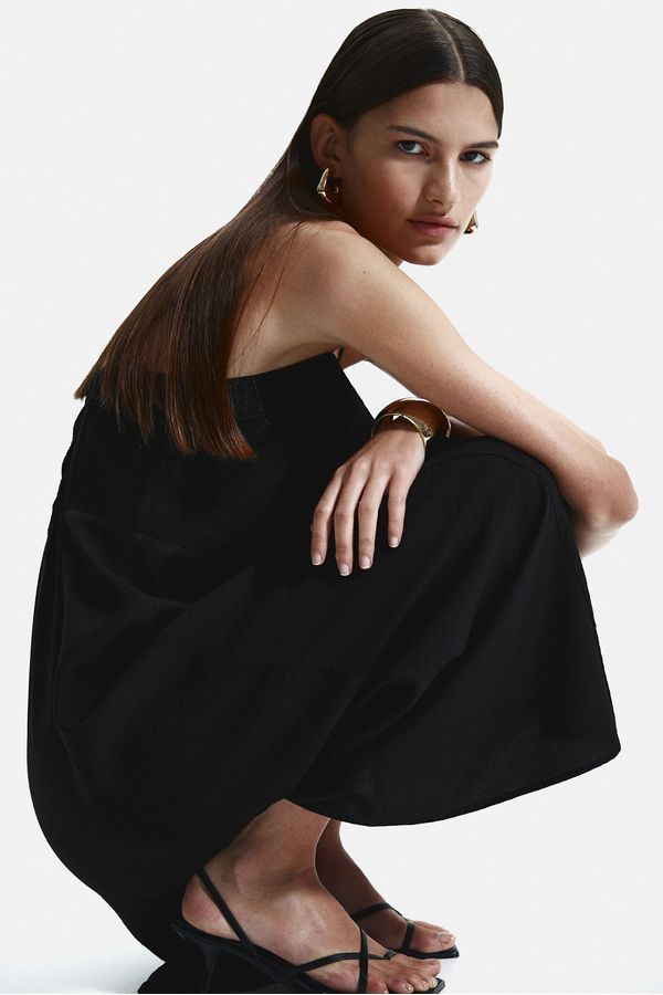 Vestido midi de tirantes