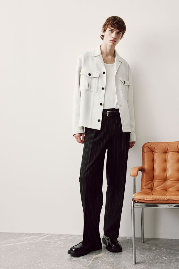 Chaqueta camisera con bolsillos Regular Fit